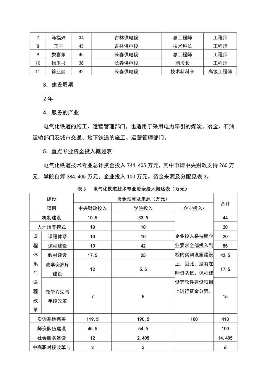 电气化铁道技术专业建设方案中国高职高专教育网_第4页