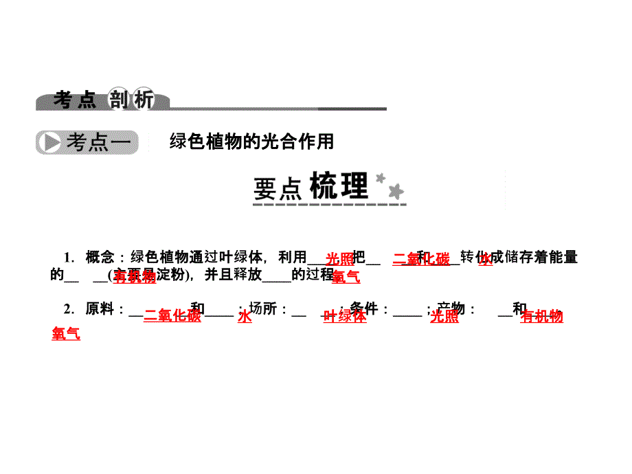 大学物理化学授课课件第3讲光合作用和呼吸作用(本科专业)_第2页