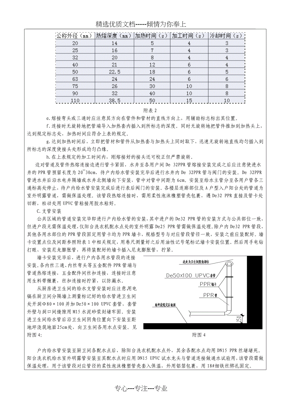 楼115层给水系统管道安装技术交底_第3页