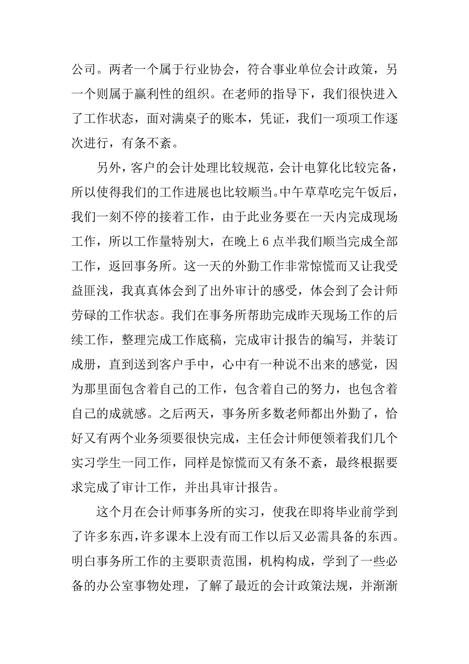 2023年会计实习个人工作总结怎么写3篇实习会计个人年度工作总结_第3页