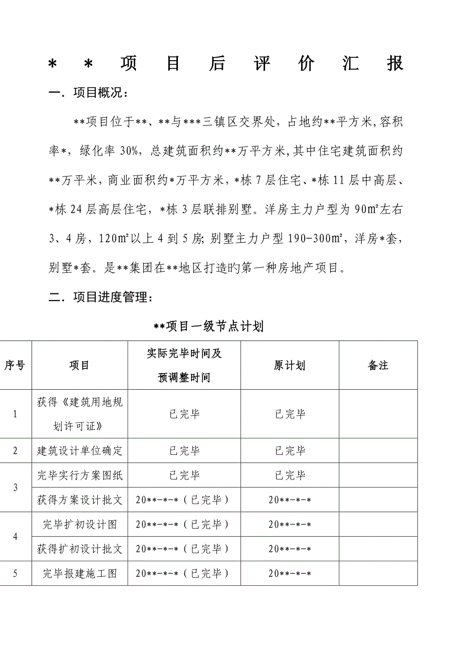 项目后评价报告_第1页