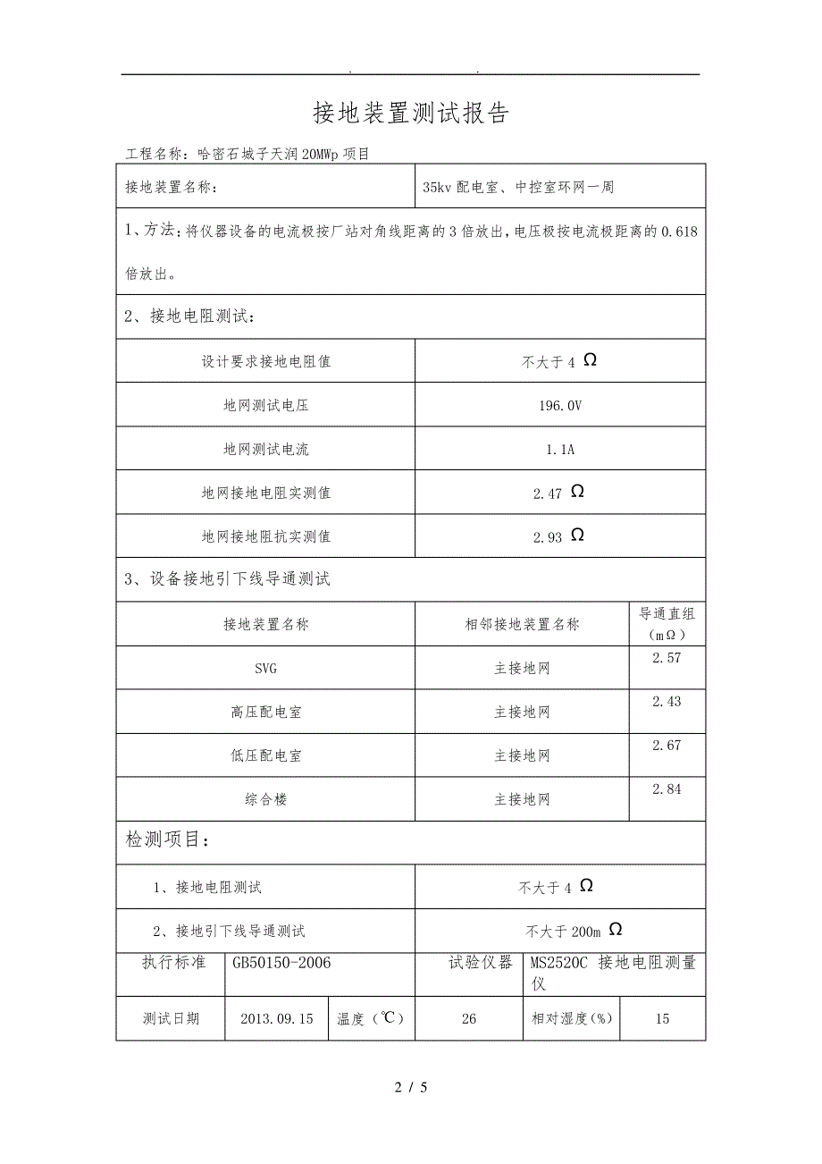 接地极检测报告_第2页