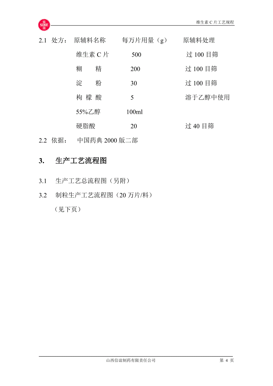 13.维生素C片工规程_第4页