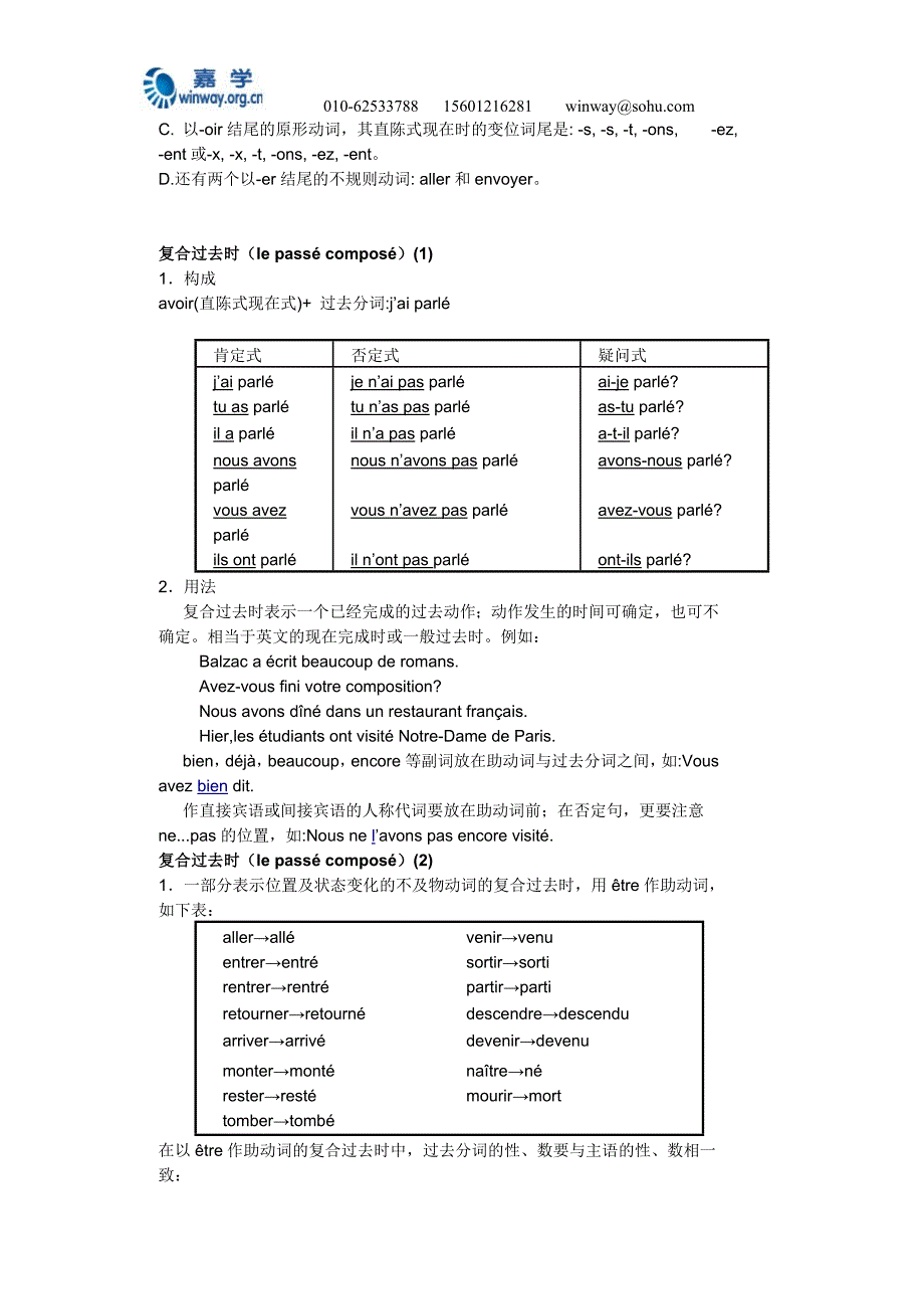 法语语法笔记汇总_1_第2页