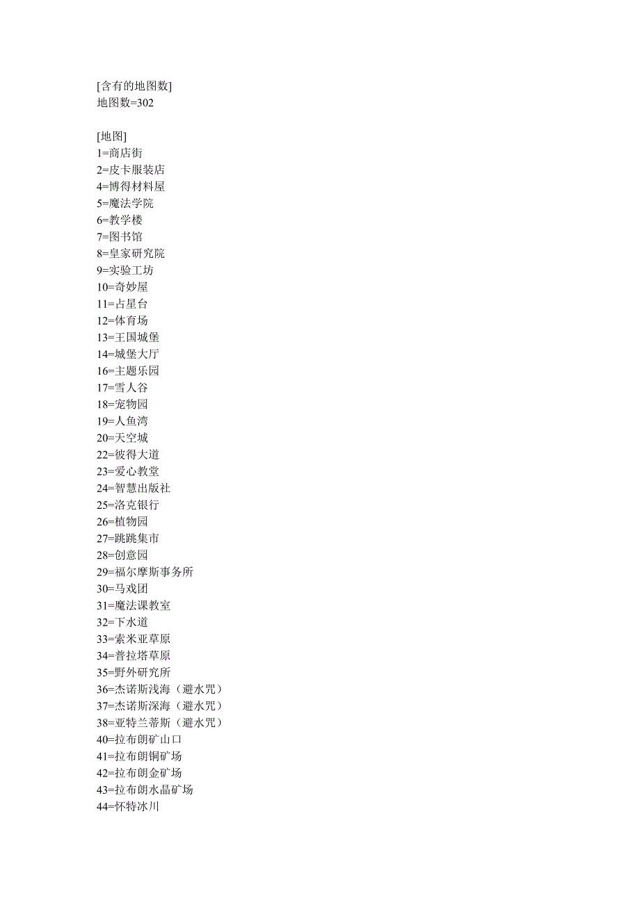 洛克王国海哥最新地图编号_第1页