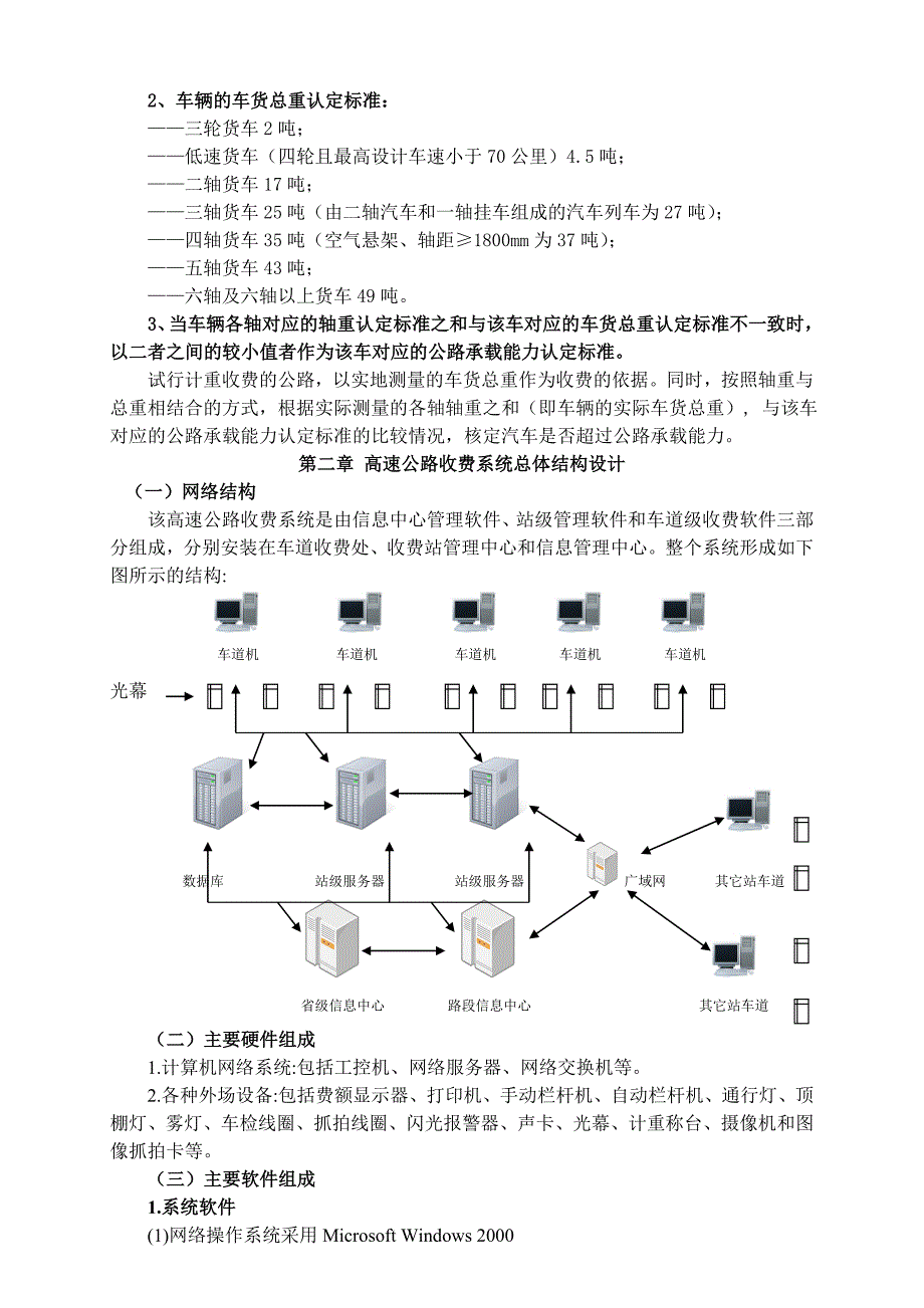 高速公路计重收费信息系统的设计与实施_第4页