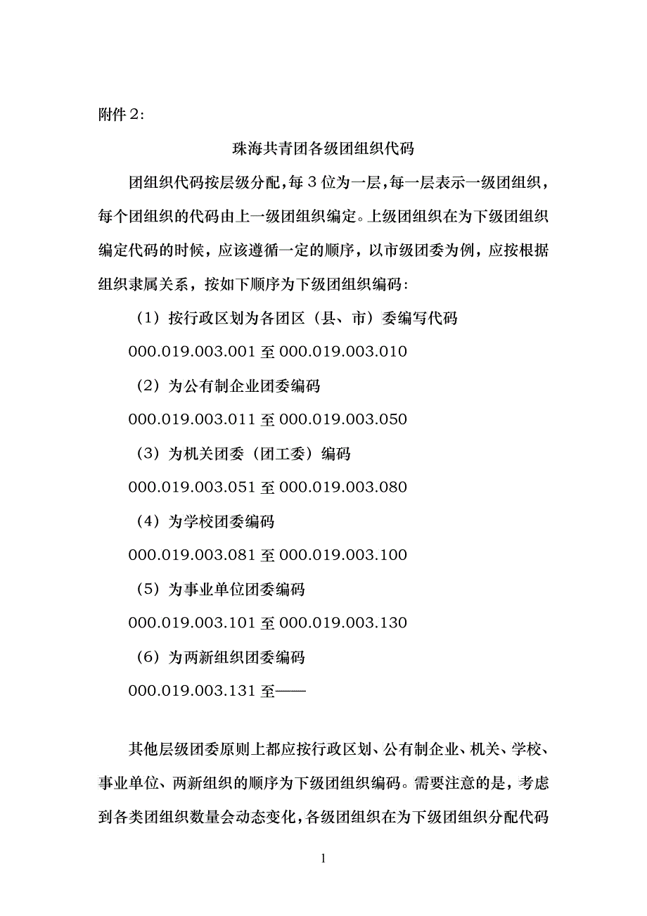 珠海共青团各级团组织代码_第1页