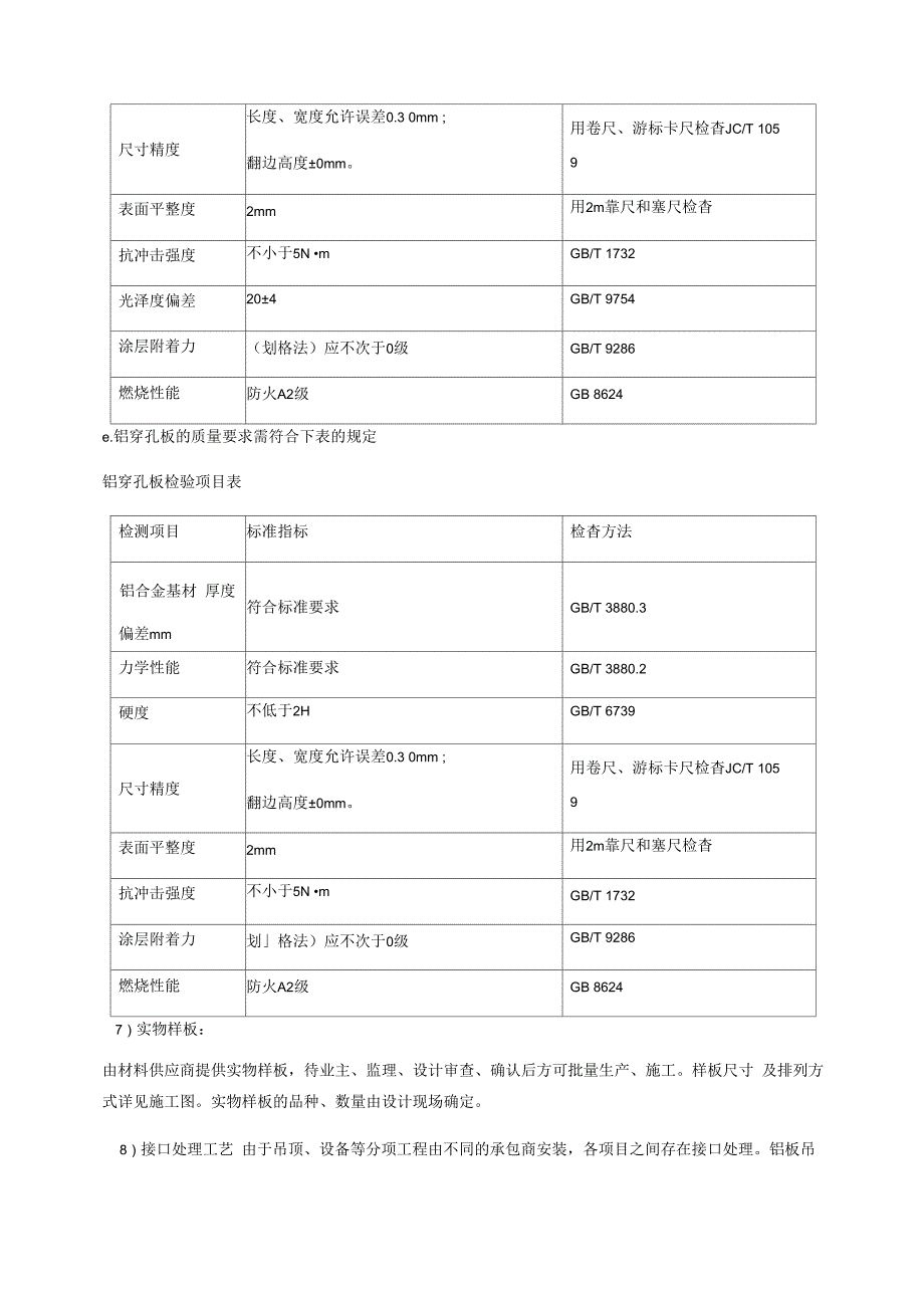 铝板施工方案_第4页