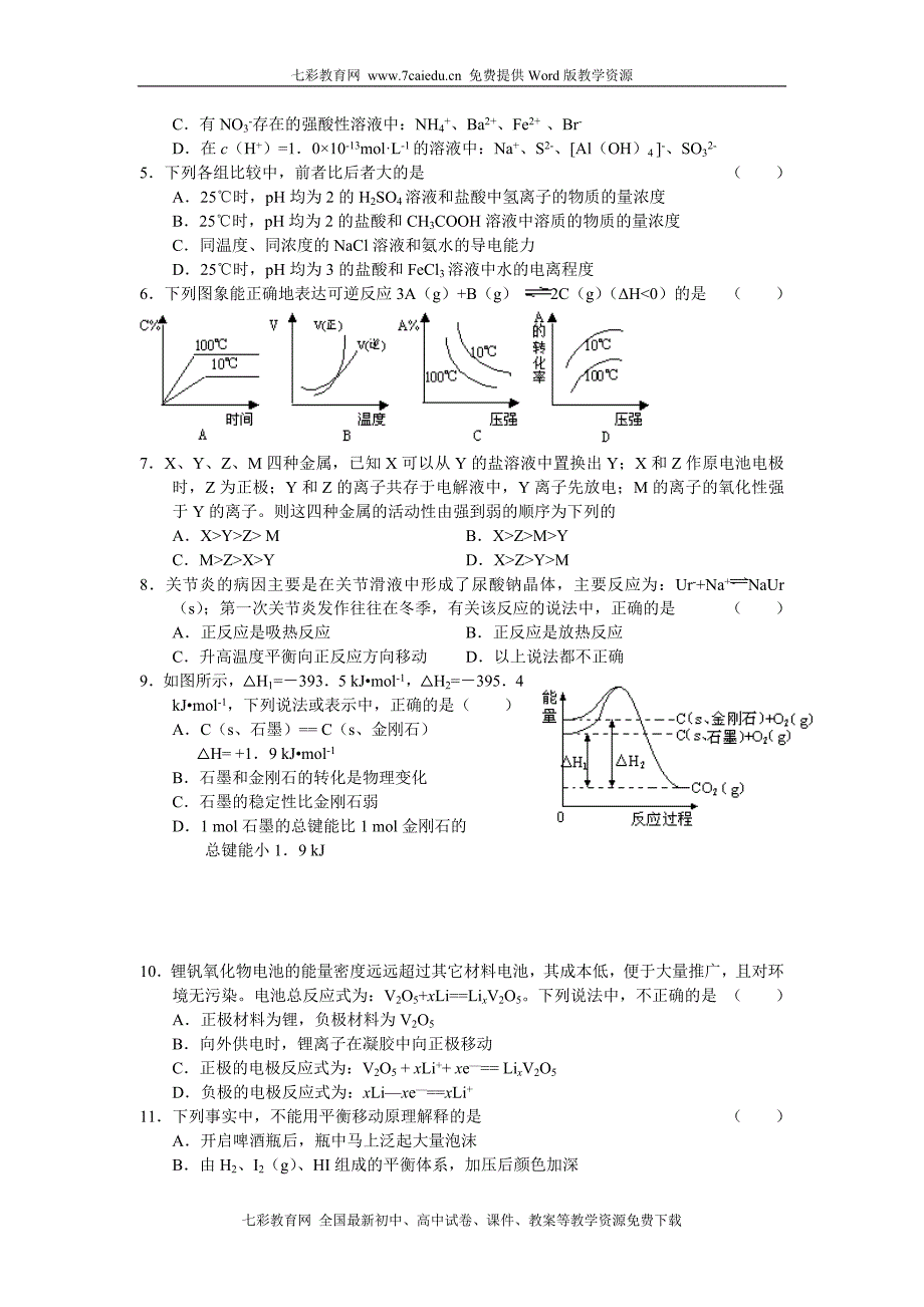 (考试必备)山东省济南市2011旄呷2月质量调研检测化学_第2页