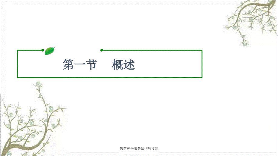 医院药学服务知识与技能_第3页