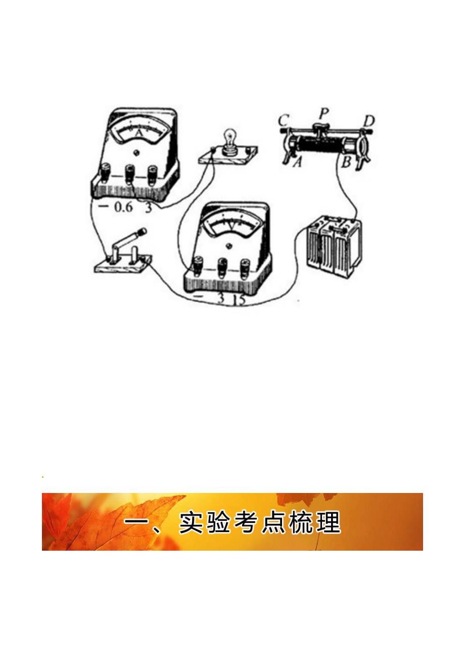 高考物理一轮复习实验考点梳理新人教版_第2页