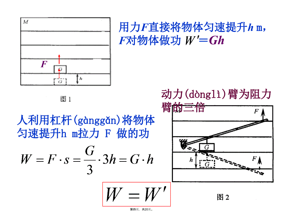 功的原理复习课程_第4页