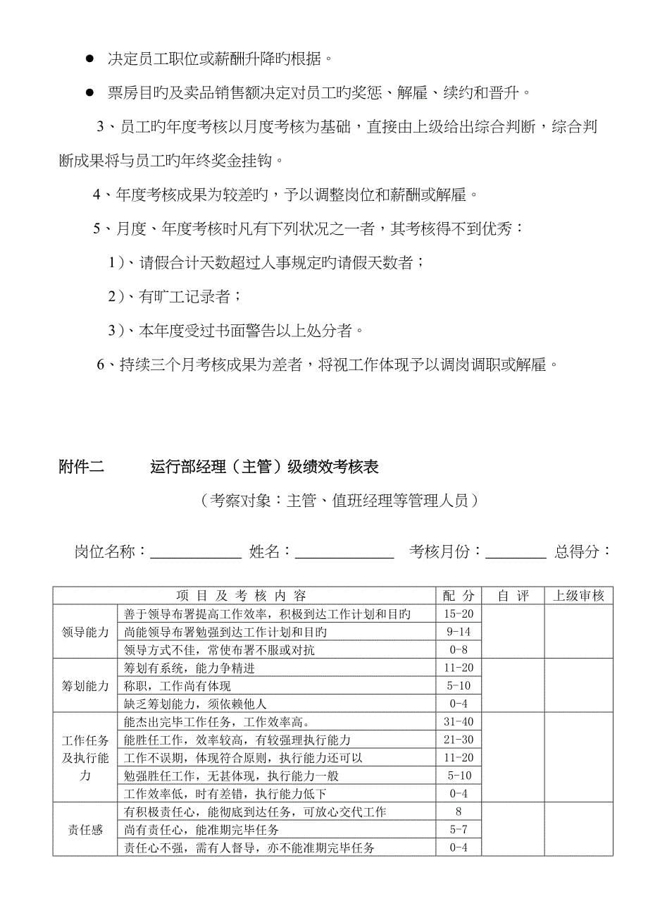 影城考核方案_第5页