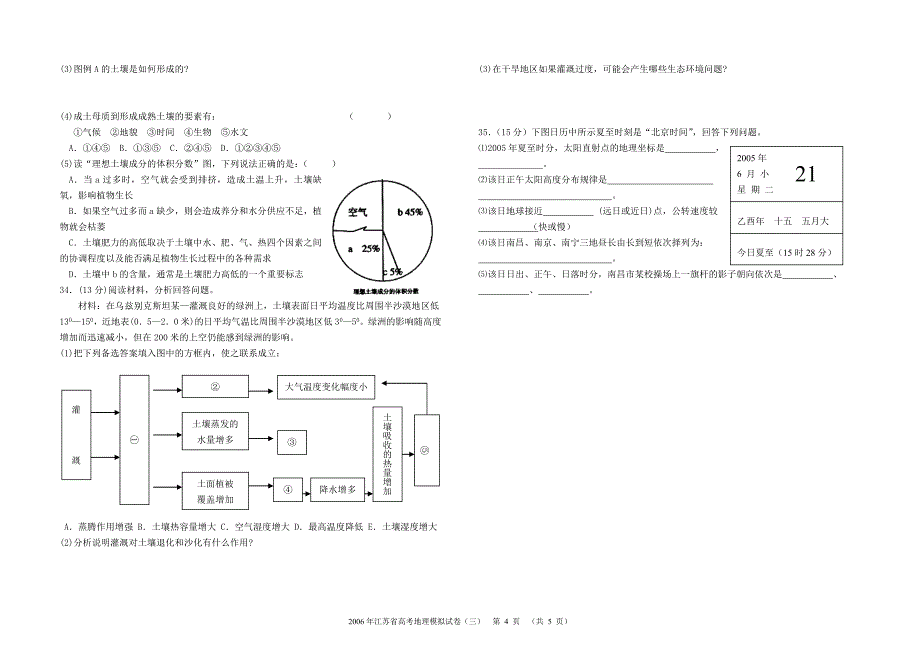 2006年江苏省高考地理模拟试卷(三).doc_第4页