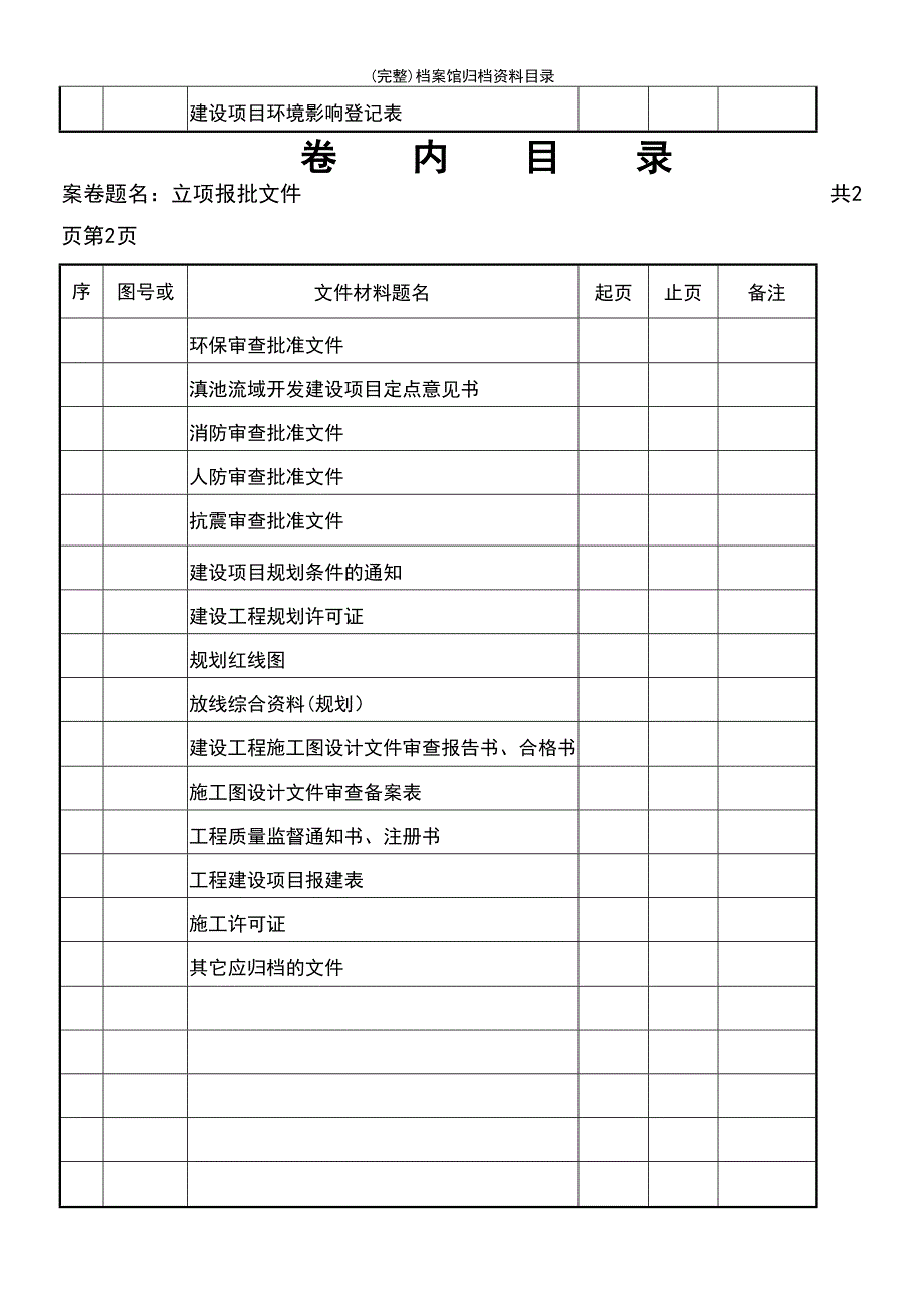 (最新整理)档案馆归档资料目录_第3页