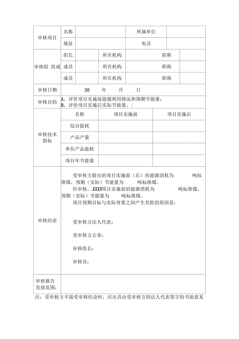 节能量审核报告范本_第2页