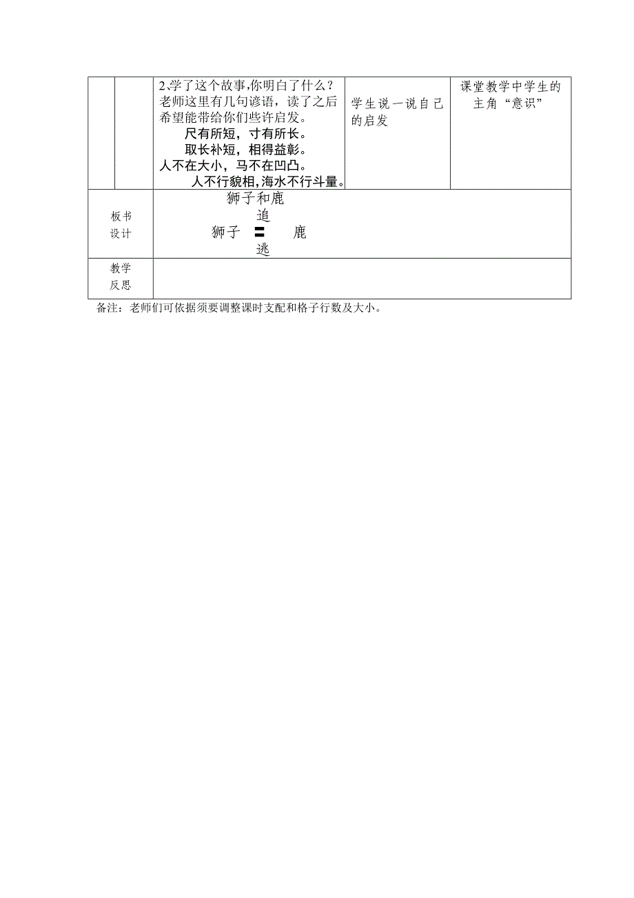 狮子和鹿教学设计_第4页