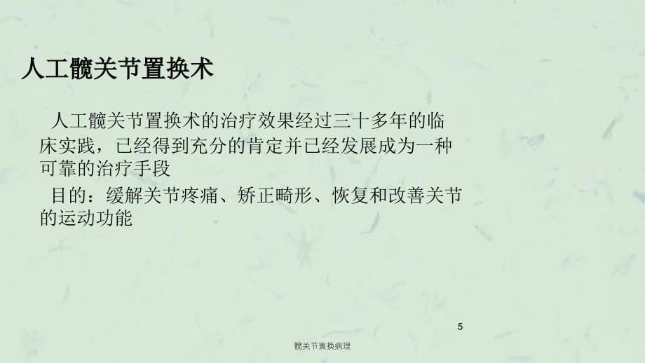 髋关节置换病理课件_第5页