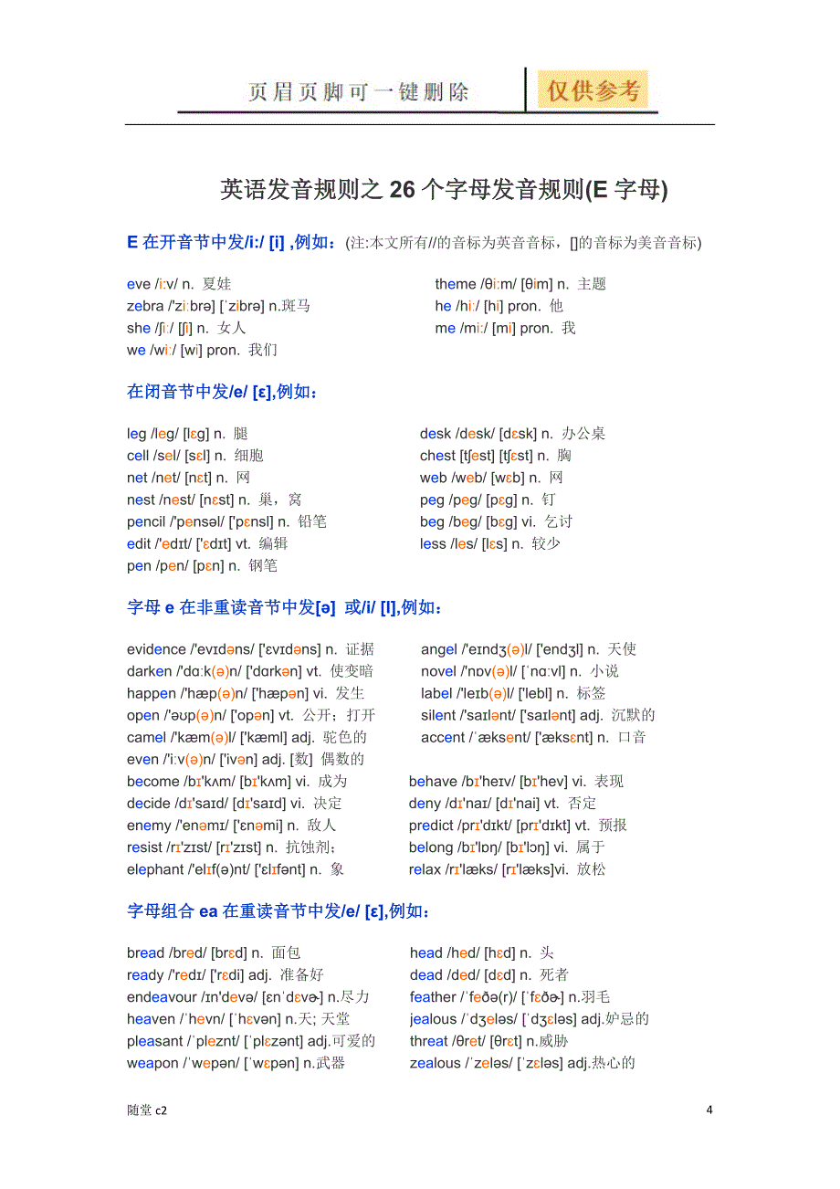 元音字母发音规则课堂教育_第4页