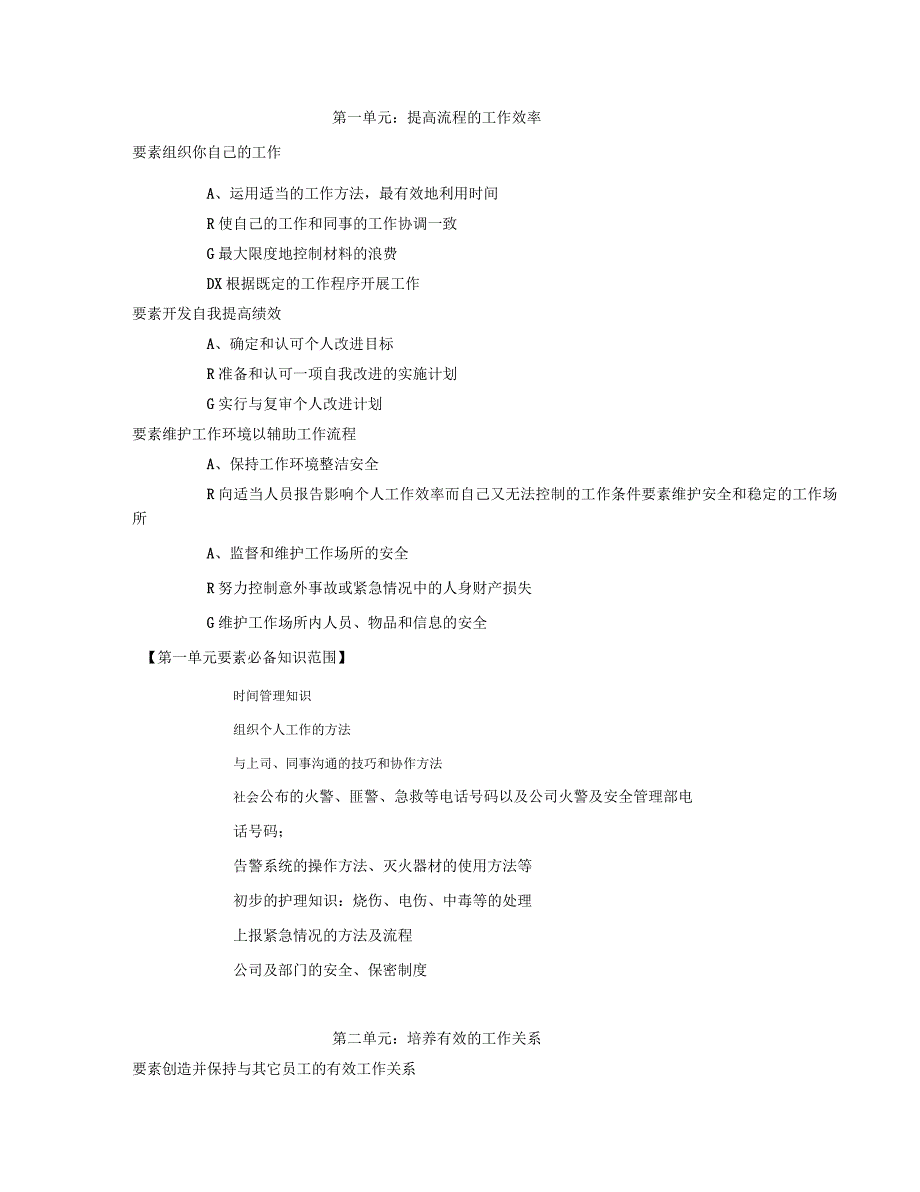 华为公司文职人员任职资格等级标准_第4页