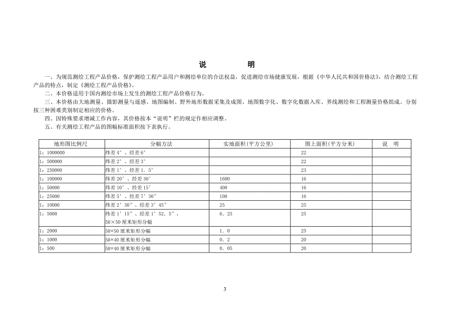 《测绘工程产品价格》2002年.doc_第3页