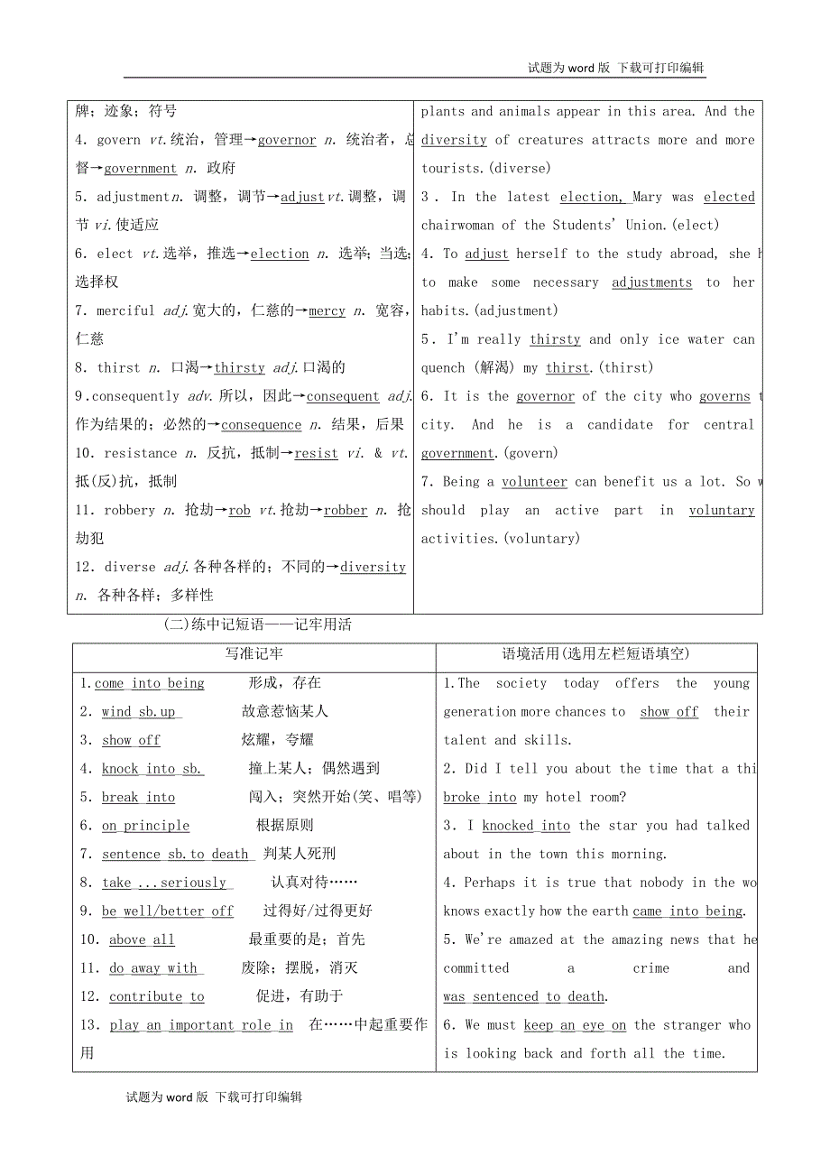 高考英语新创新一轮复习选修8Unit24Society学案含解析北师大_第2页