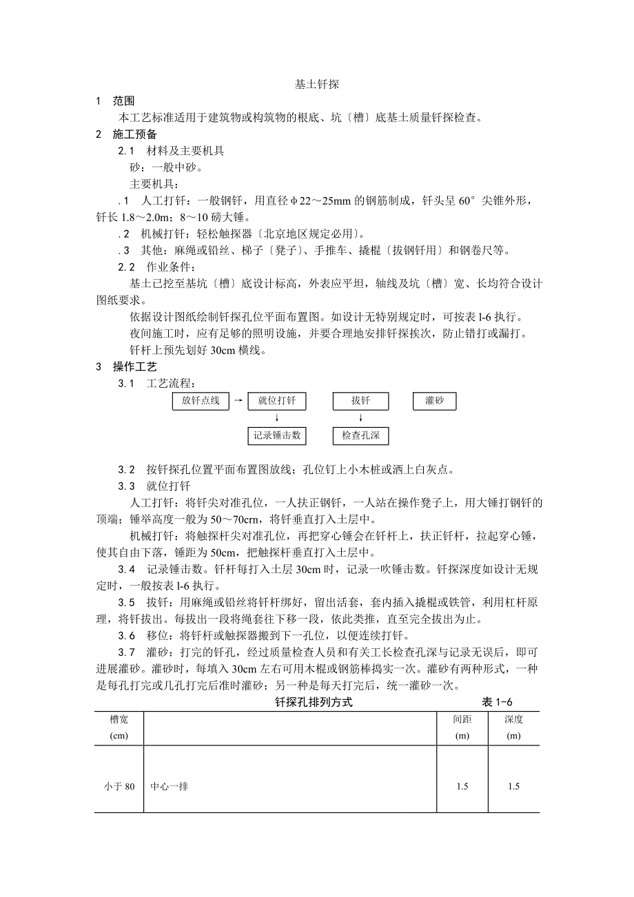 基土钎探施工工艺.doc_第1页