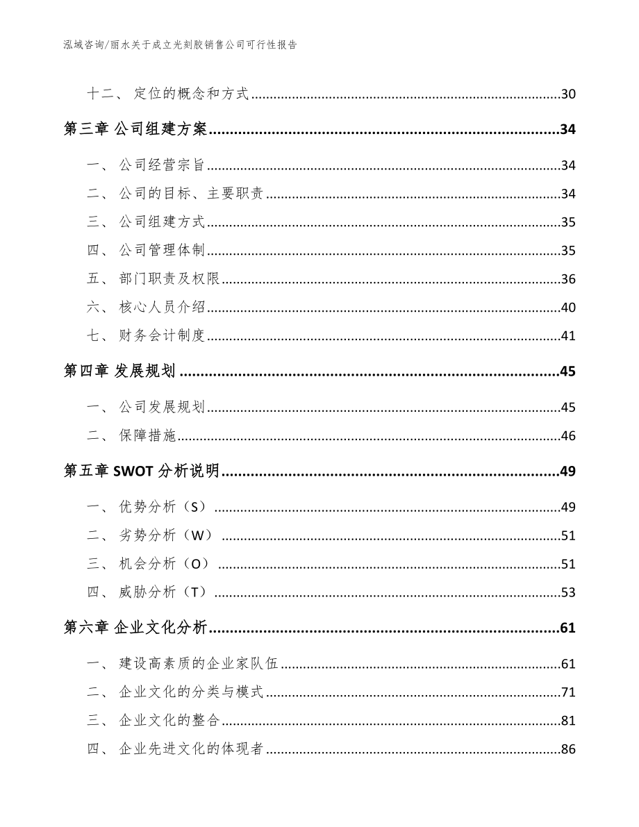 丽水关于成立光刻胶销售公司可行性报告范文参考_第2页