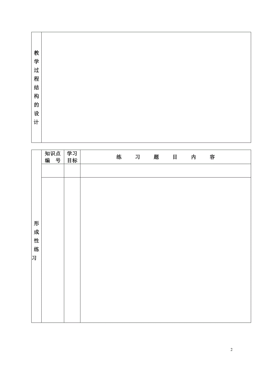 小学语文教学设计模板_第2页