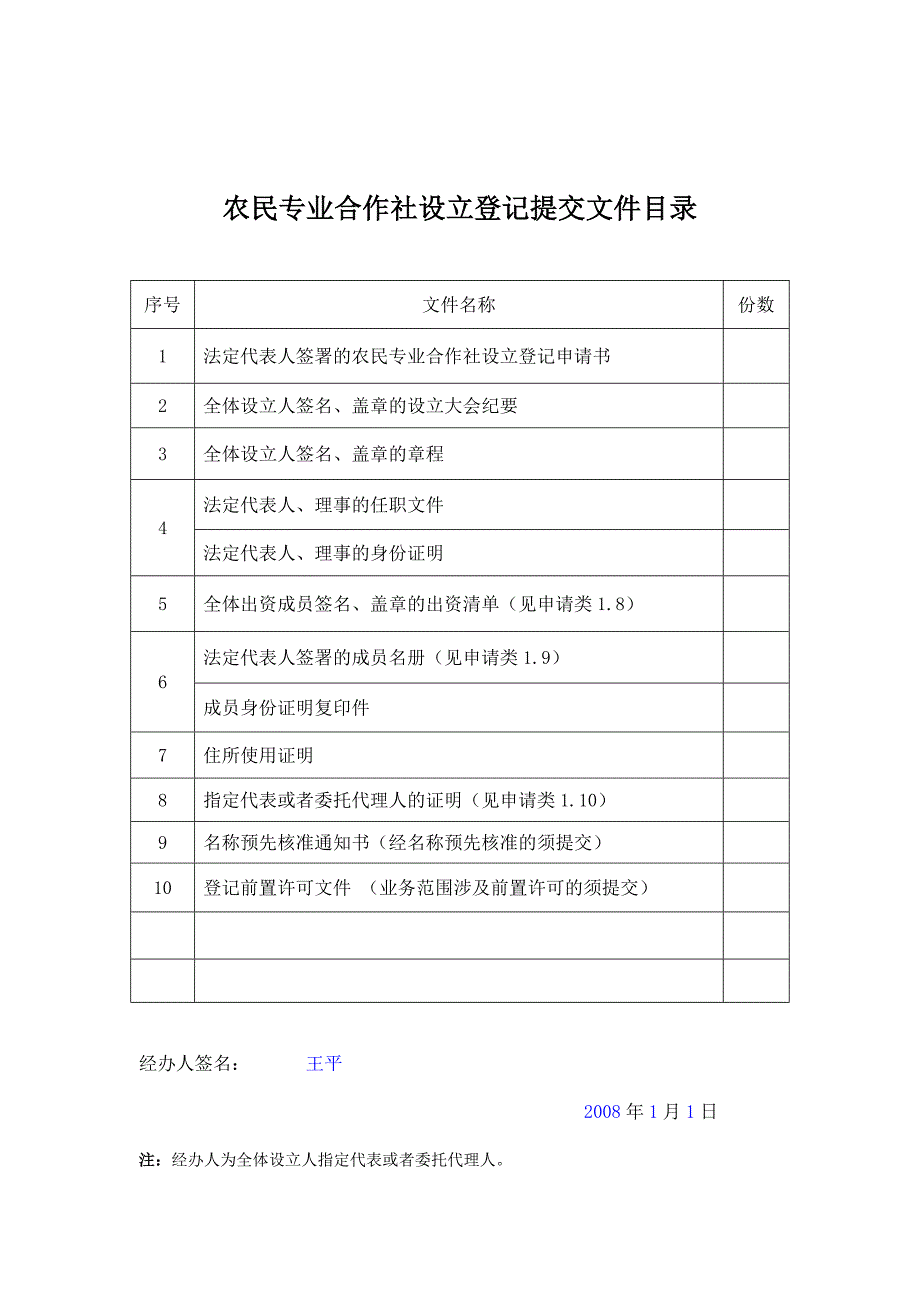 精品文档](一)农民专业合作社设立登记指定代表或者委托代理人的证明_第4页