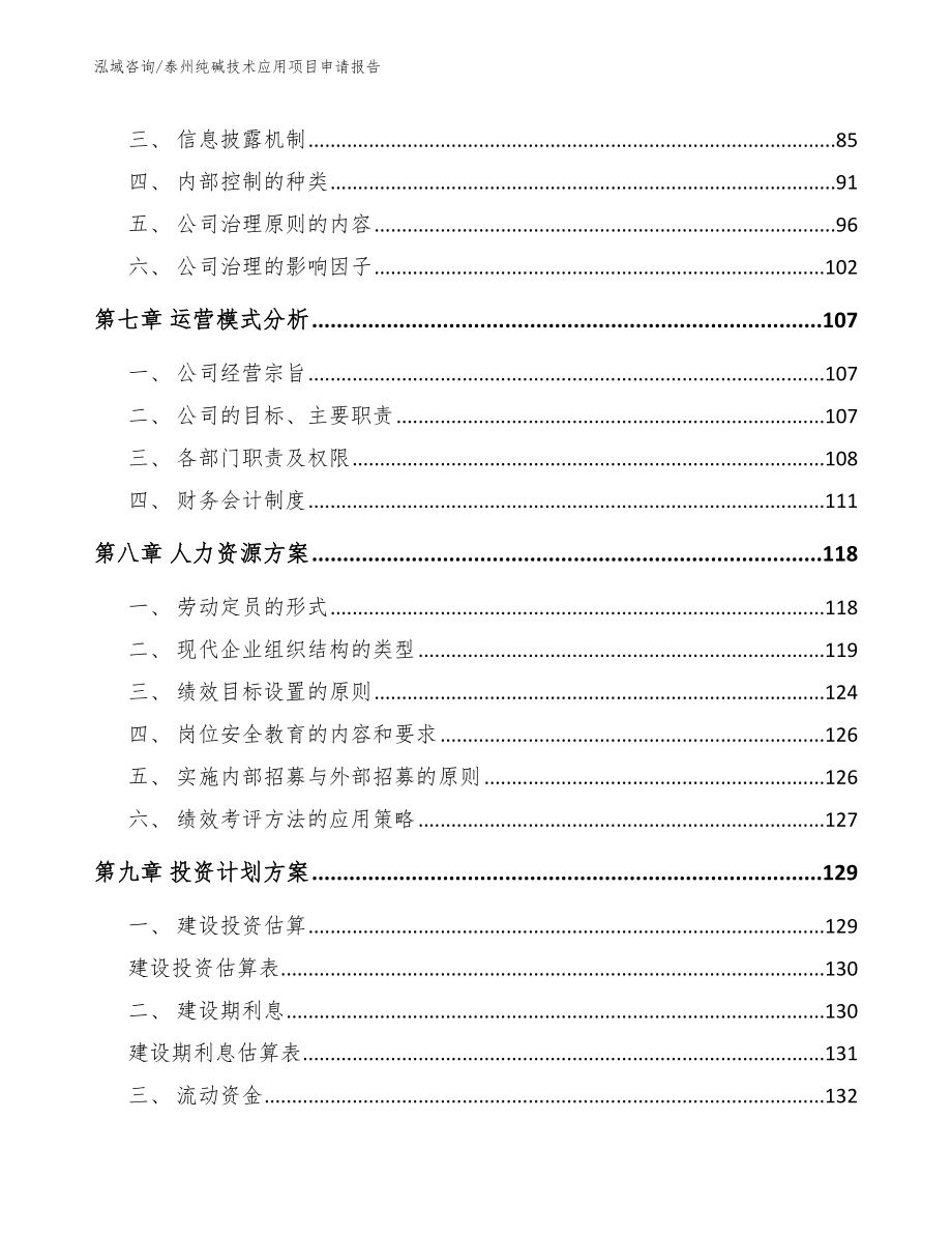 泰州纯碱技术应用项目申请报告参考范文_第3页