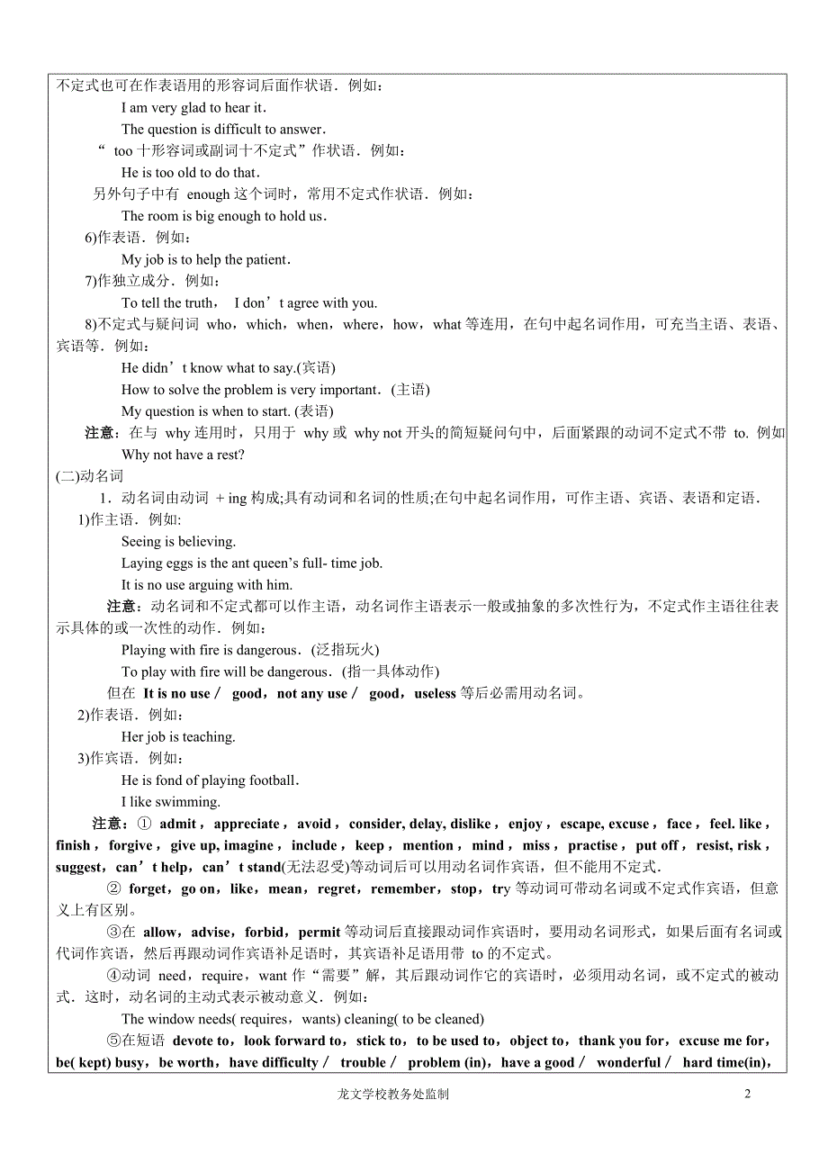 高中非谓语动词教案_第2页