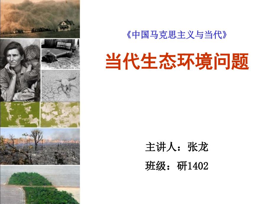 当代生态环境问题的_第1页