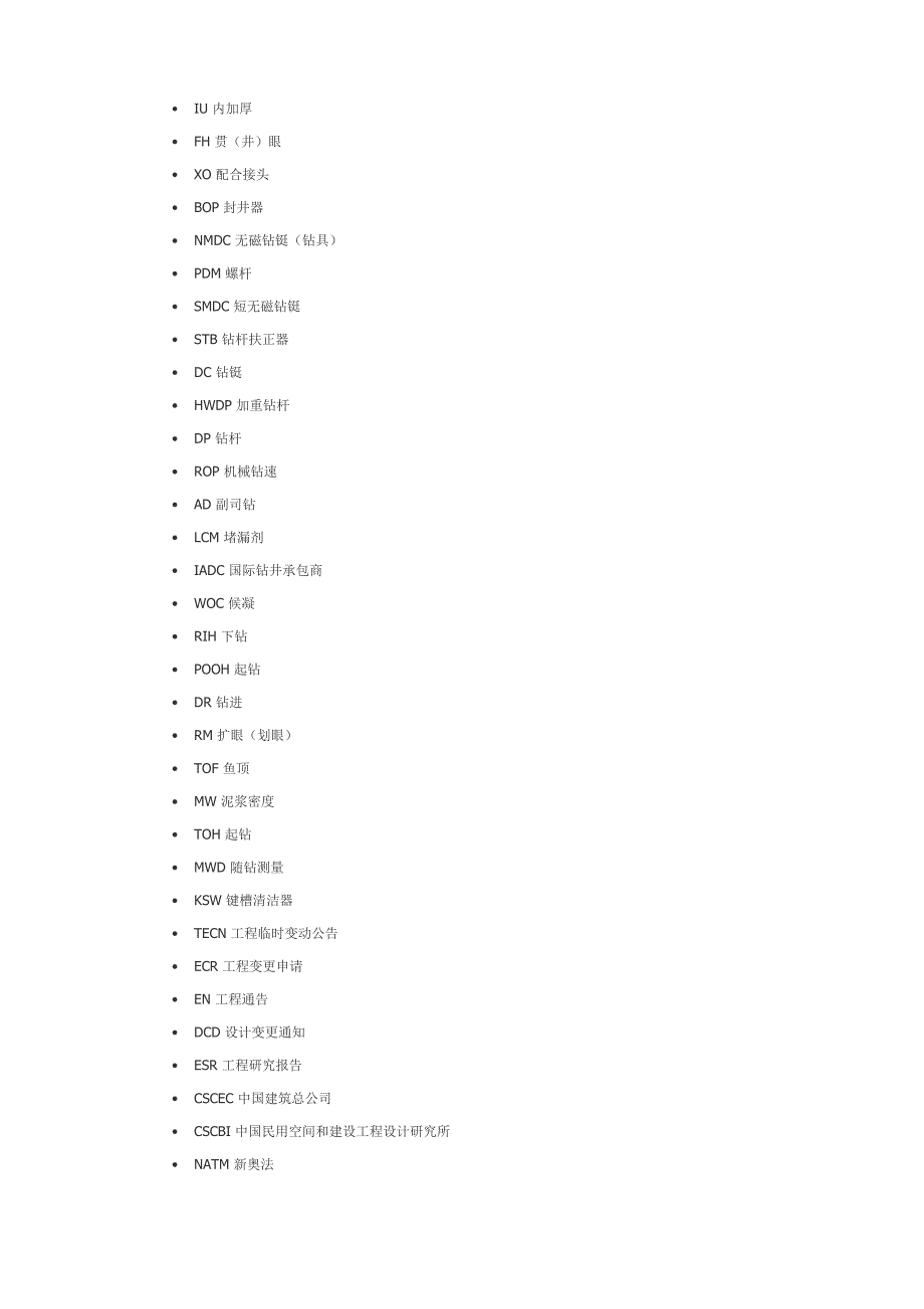 土木建筑类英文缩写_第3页