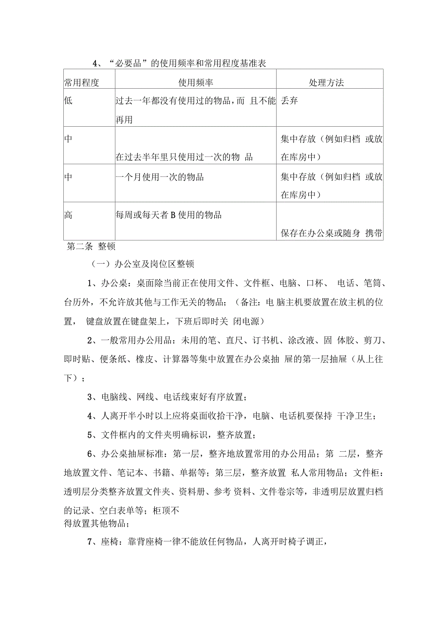 办公室9S管理制度_第2页