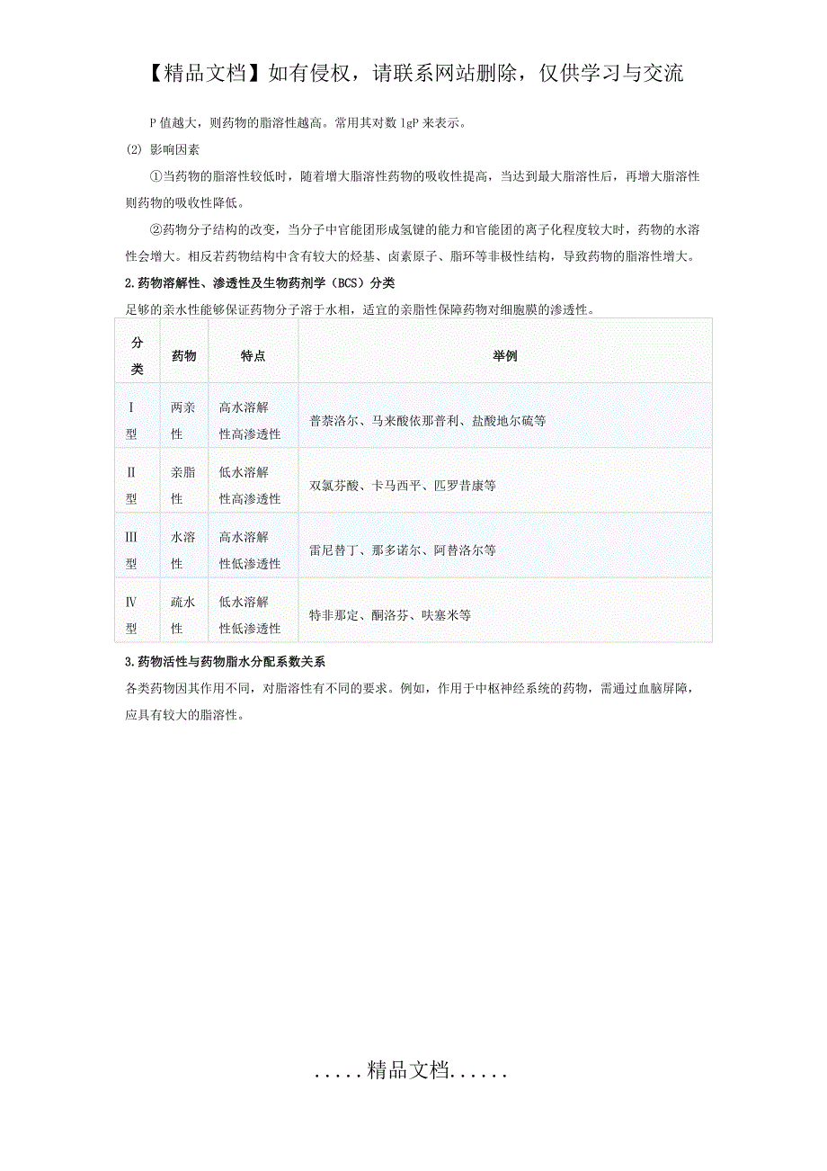 药物的pH、pKa和LogP对吸收的影响_第3页