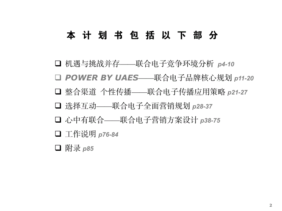 联合汽车电子品牌传播计划_第2页