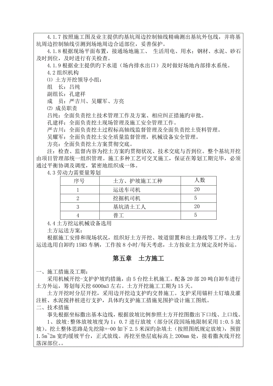 表针对全新招标人特殊要求的重点技术综合措施表_第4页