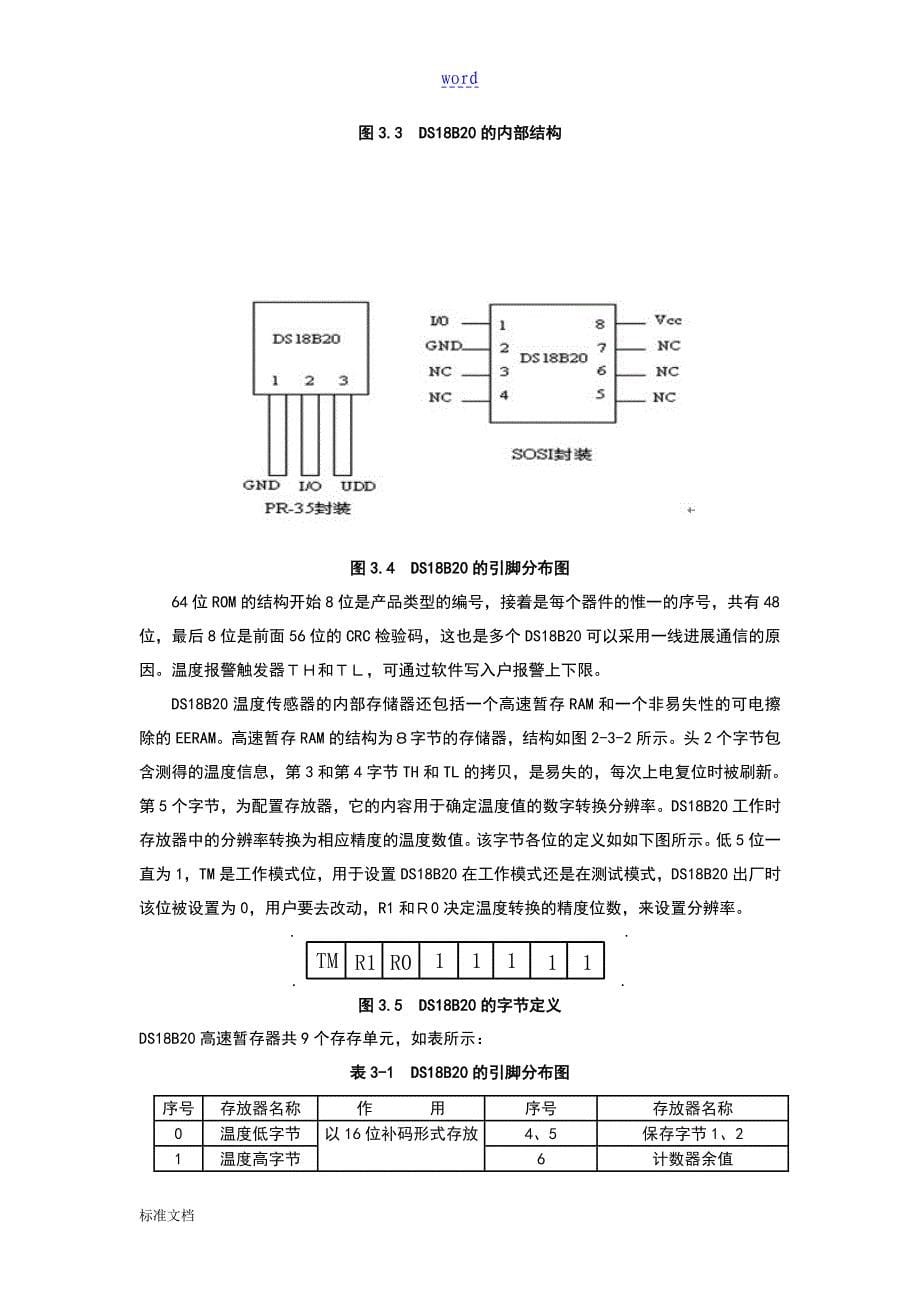 数字温度计课程设计报告材料_第5页