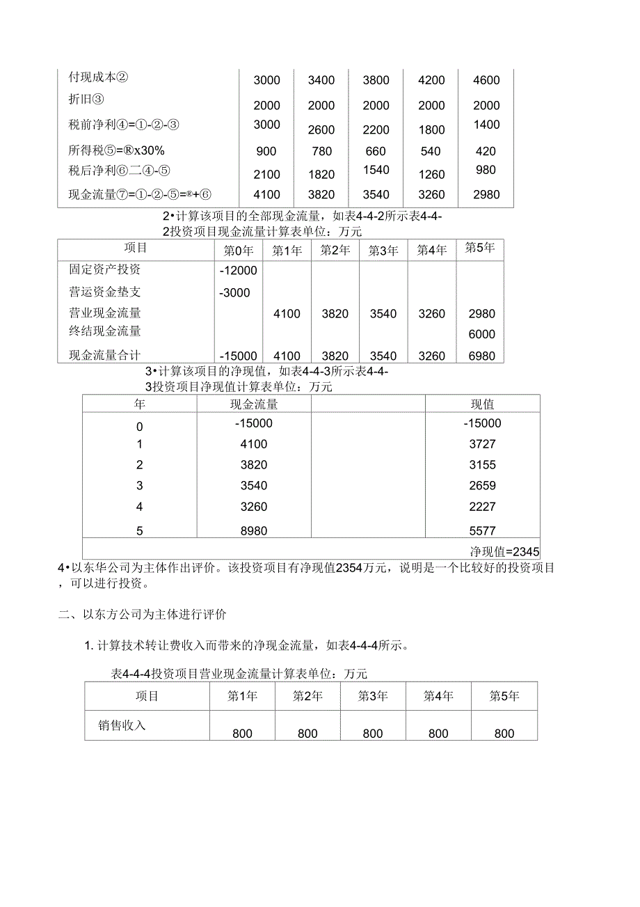 东华电子公司项目评价案例_第3页