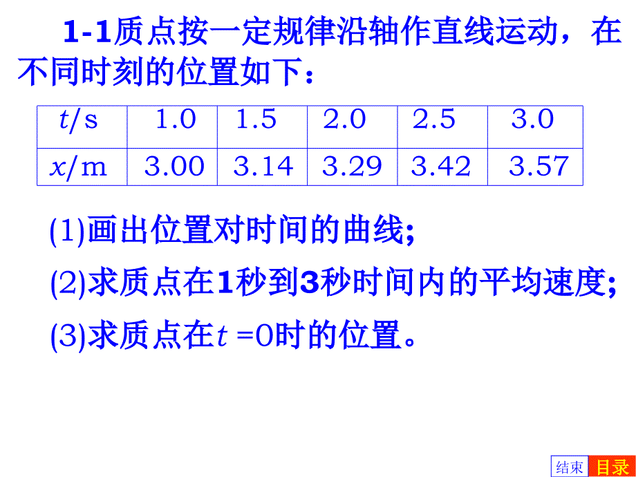 程守洙版普通物理学课后习题答案——01运动学习题_第2页