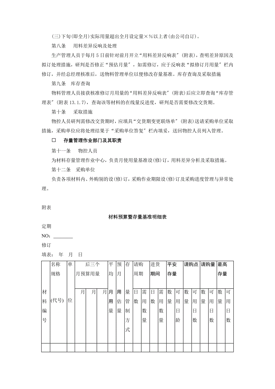 库存量管理作业细则_第2页