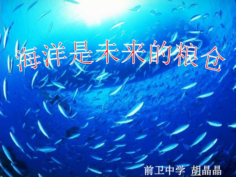 16.海洋是未来的粮仓_第1页