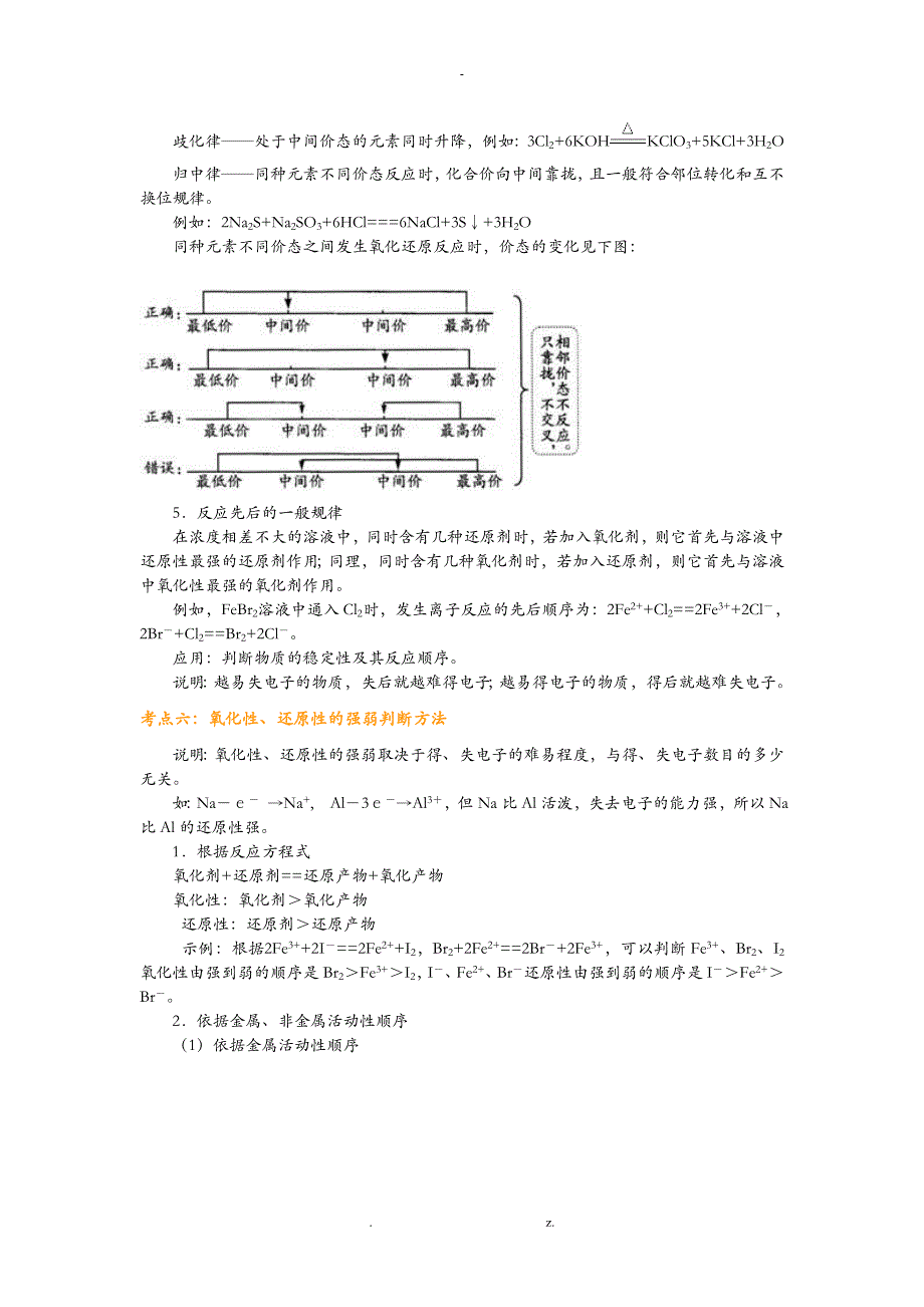 氧化还原反应的基本概念和规律提高_第4页