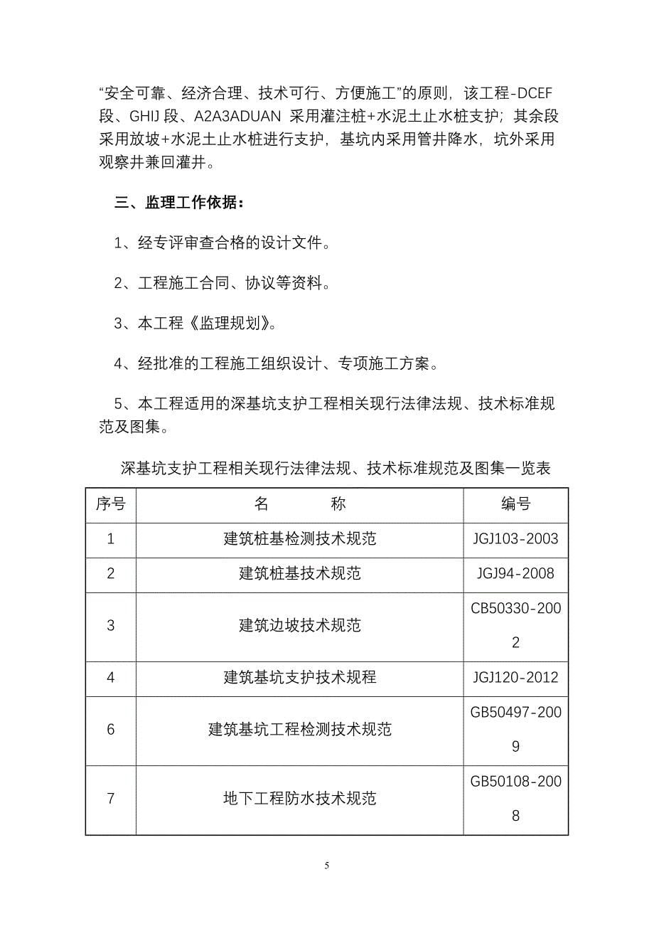 深基坑支护监理实施细则2_第5页