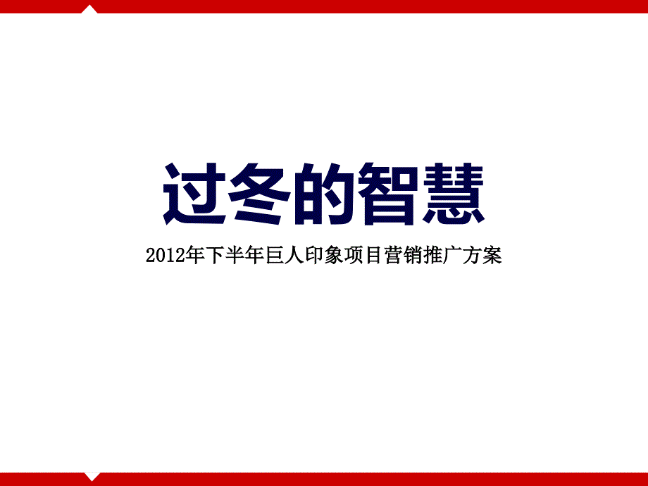 年下半年毫州巨人印象营销推广_第1页