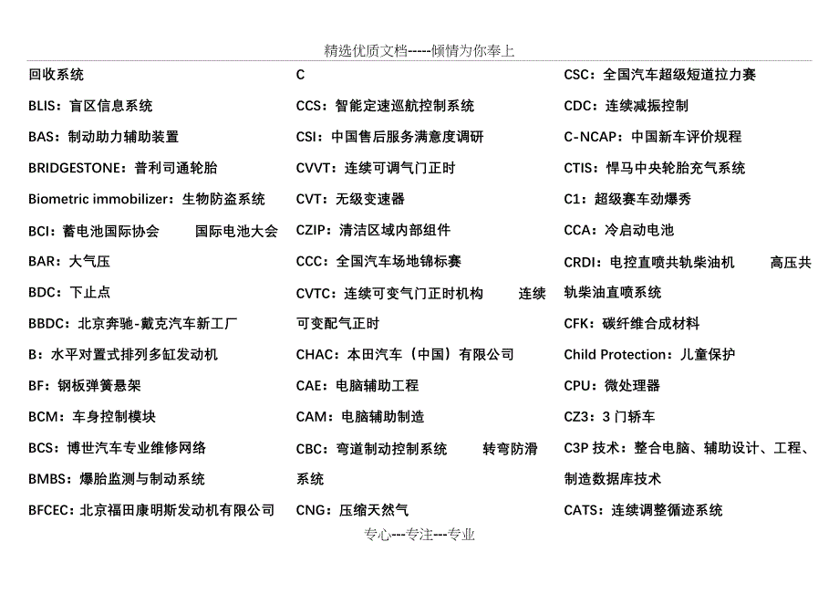 汽车常用英文字母含义_第3页