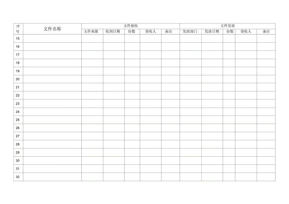 工程文件收发记录表_第3页