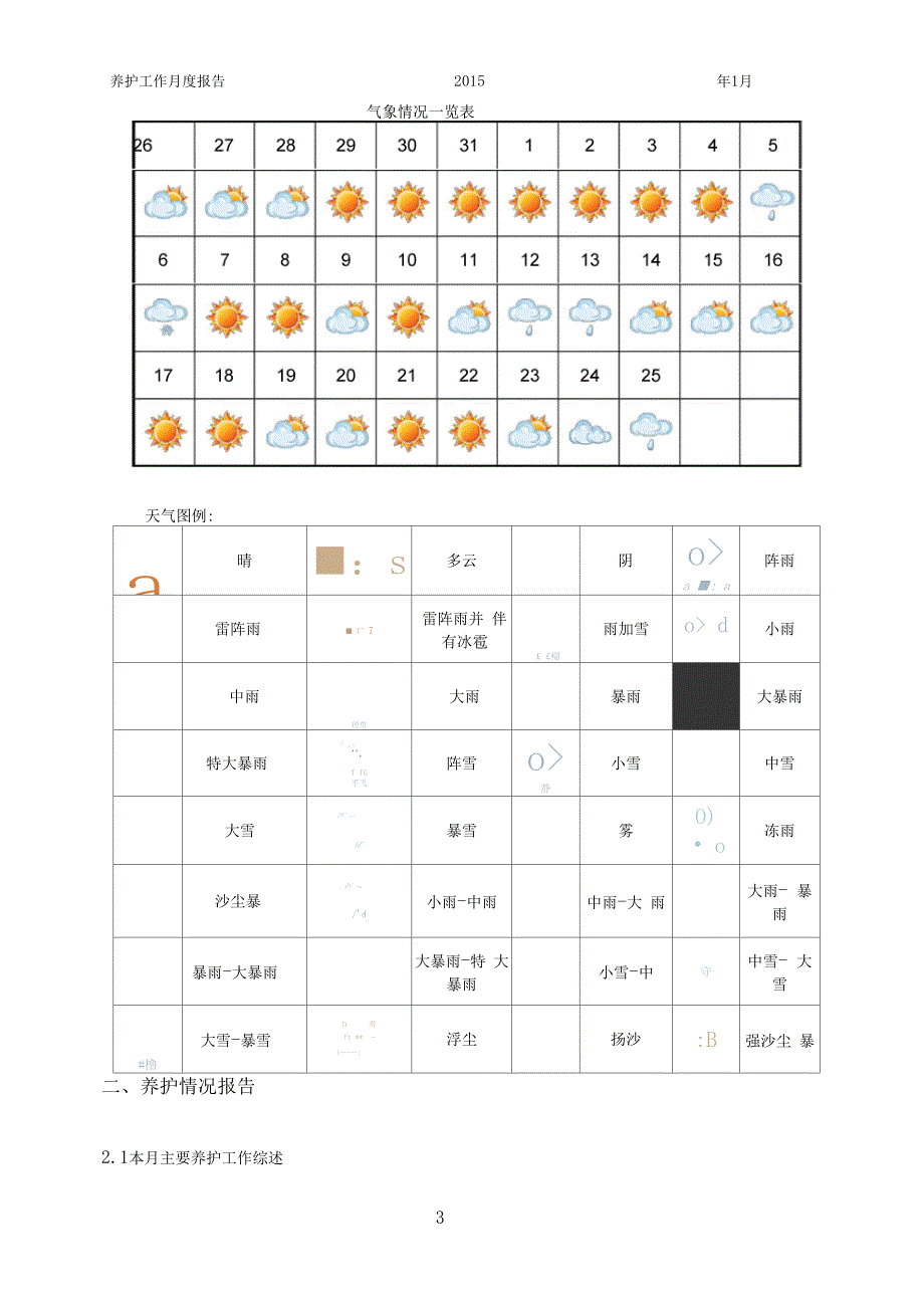 完整高速公路养护工程月报 范本_第4页