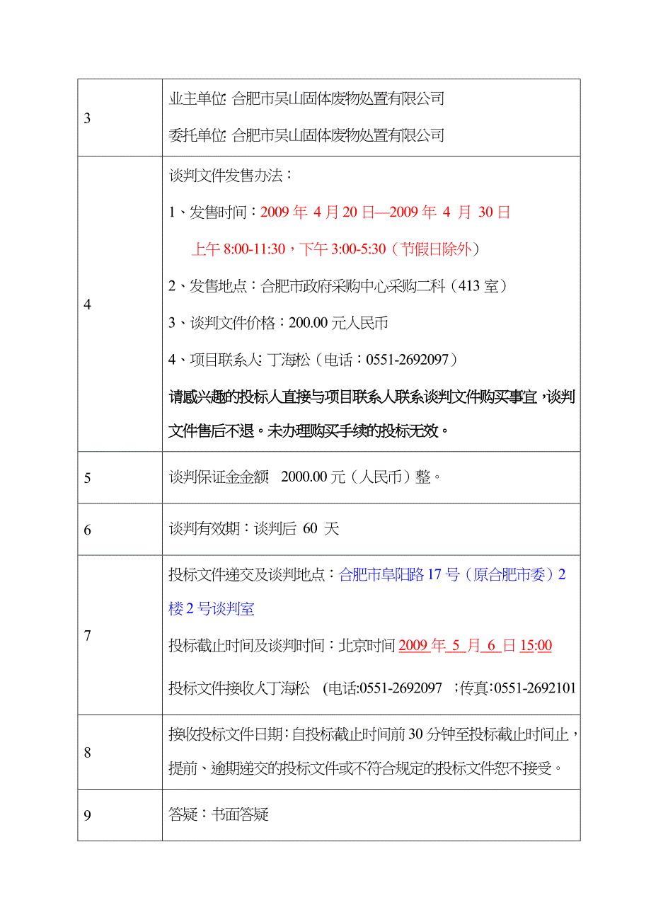 合肥市政府采购中心谈判文件_第4页